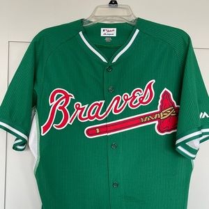 Green Braves Jersey